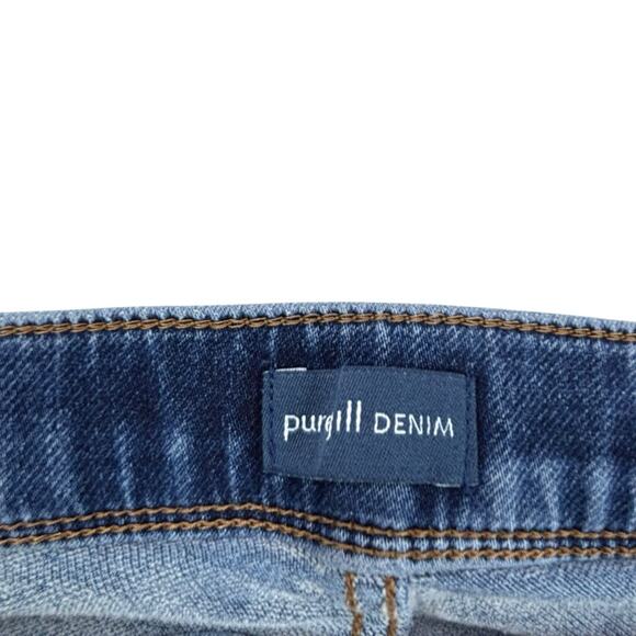 Pure‎ Jill J. Jill Women's XSP XSmall Petite Slim Leg Ankle Elastic Waist Jeans - Picture 6 of 16